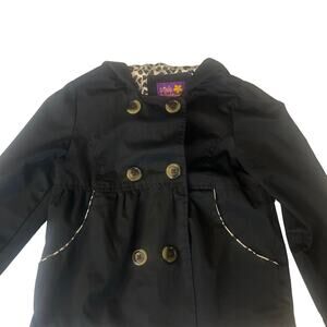 Pink Platinum Girls Black Jacket